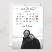 Foto-Kalender Save the Date Magneteinladung (Vorderseite)
