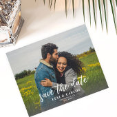 Foto & Kalligrafie 2A Lighter Horiz Save the Date Flyer