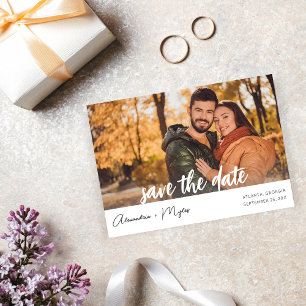 Foto & Kalligrafie 4 MOD Save the Date Einladung