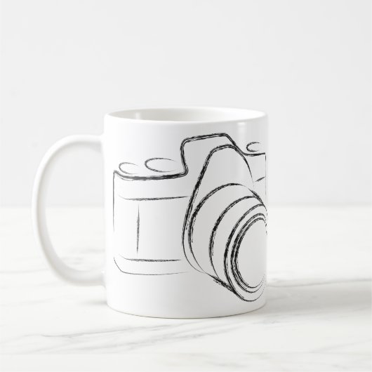 Foto-Kamera Kaffeetasse (Links)