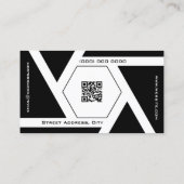 Foto-Kameraobjektiv mit Initialfotografen Visitenkarte (Rückseite)