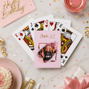 Foto Kapitel 21 Rosa Geburtstagsfeier Mitgebsel Spielkarten