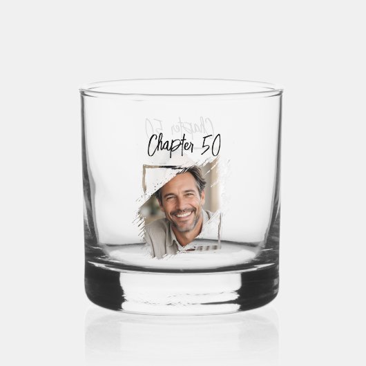 Foto Kapitel 50. Geburtstag Whiskyglas (Vorderseite)