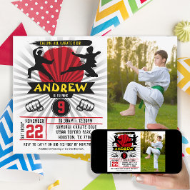 Foto Karate Kid Martial Arts Cobra Kai Einladung