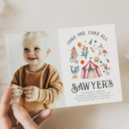 Foto Karneval Geburtstagsfeier Einladung | Zirkus