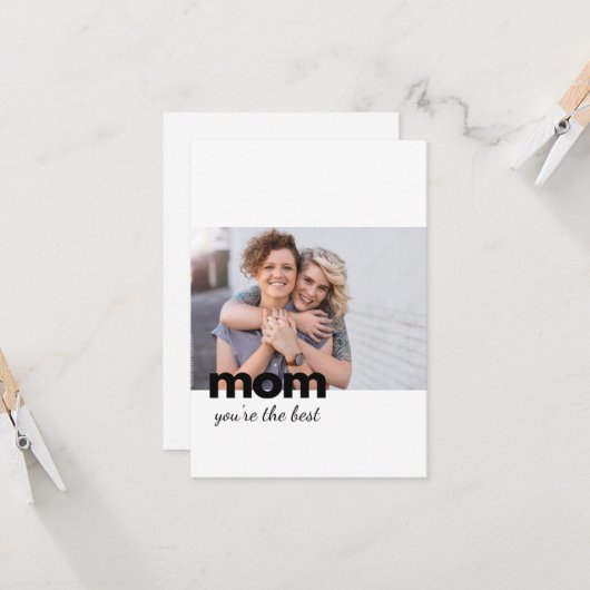 Foto Karte (Vorderseite/Rückseite Beispiel)