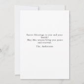 Foto-Karte der glücklichen Osterfamilie Einladung (Rückseite)