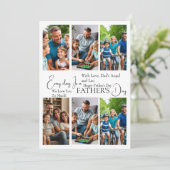 Foto-Karte des benutzerdefinierten Vaters Einladung (Stehend Vorderseite)
