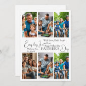 Foto-Karte des benutzerdefinierten Vaters Einladung (Vorne/Hinten)