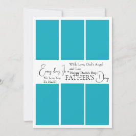 Foto-Karte des benutzerdefinierten Vaters Einladung