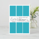 Foto-Karte des benutzerdefinierten Vaters Einladung (Stehend Vorderseite)