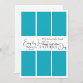 Foto-Karte des benutzerdefinierten Vaters Einladung (Vorne/Hinten)