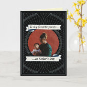 Foto-Karte des benutzerdefinierten Vaters Karte (Gelbe Blume)