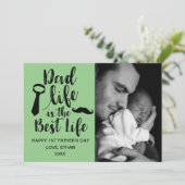 Foto-Karte des ersten Vaters Karte (Stehend Vorderseite)