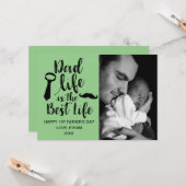 Foto-Karte des ersten Vaters Karte (Vorderseite/Rückseite Beispiel)