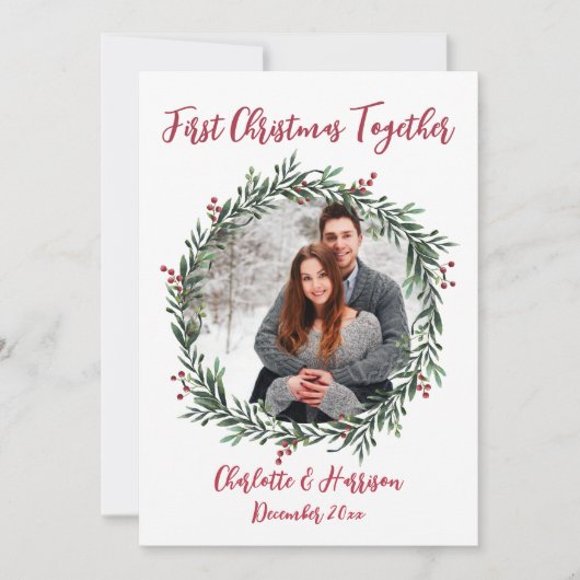 Foto-Karte des ersten Weihnachtsmannes Einladung (Vorderseite)