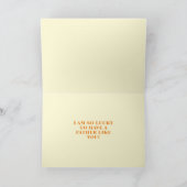 Foto-Karte des glücklichen Vaters Karte (Innenseite)