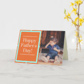 Foto-Karte des glücklichen Vaters Karte (Gelbe Blume)