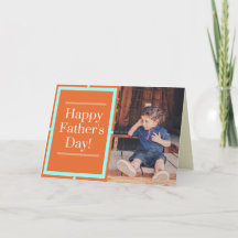 Foto-Karte des glücklichen Vaters