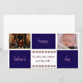 Foto-Karte des Vaters (Vorne/Hinten)