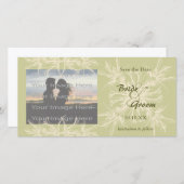 Foto-Karte für antike Olivenbäume Save The Date (Vorne/Hinten)