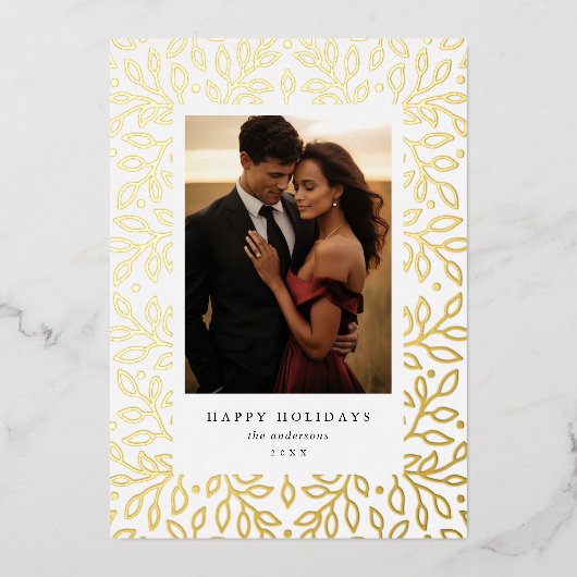 Foto-Karte für Blumenfilme - Feiertage (Vorderseite)