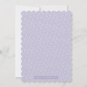 Foto-Karte für den blühenden Ostern - Braun Einladung (Rückseite)