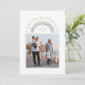 Foto-Karte für den Ostersegler - Grün (Stehend Vorderseite)