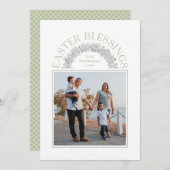 Foto-Karte für den Ostersegler - Grün (Vorne/Hinten)