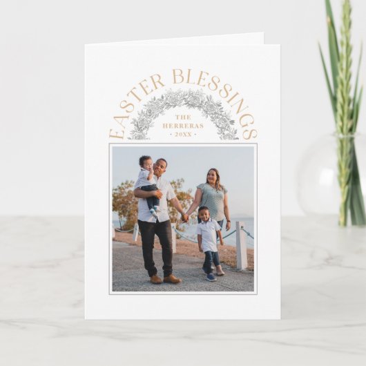 Foto-Karte für den Ostersegler - Tan Ankündigung (Vorderseite)