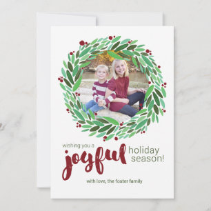 Foto-Karte für den Sommerurlaub in Freude Feiertagskarte