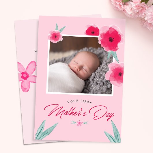 Foto-Karte für die erste Mutter