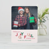 Foto-Karte für einen schönen Urlaub Ankündigung (Stehend Vorderseite)