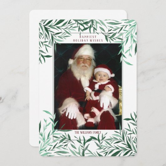 Foto-Karte für Grünflächen Einladung (Vorne/Hinten)