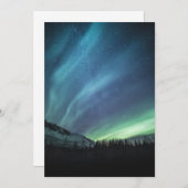 Foto-Karte für Nordlichter Save The Date (Vorne/Hinten)