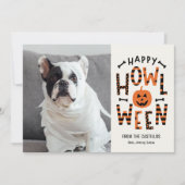 Foto-Karte Howl-O-Ween Pet Karte (Vorderseite)