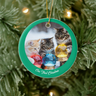 Foto-Katze anpassen Keramik Ornament