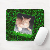 Foto-Katzenleder mit individueller Rahmenkonstrukt Mousepad (Mit Mouse)