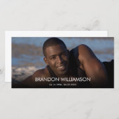 Foto Keepake Beerdigung Danke (Vorne/Hinten)