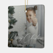 Foto Keepake Keramik Ornament (Links)