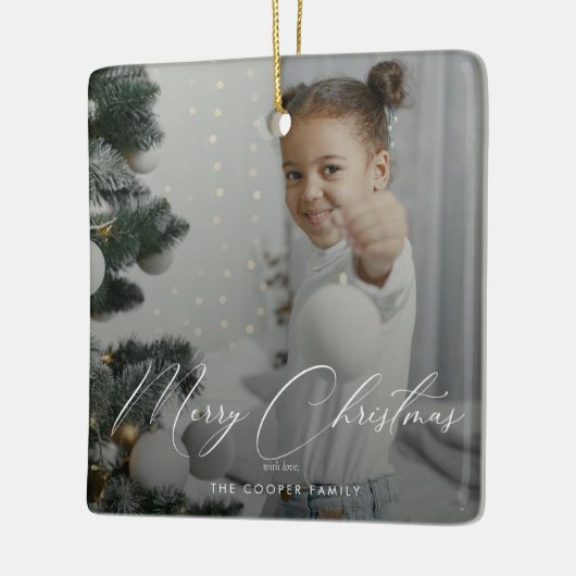 Foto Keepake Keramik Ornament (Links)