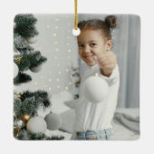 Foto Keepake Keramik Ornament (Rückseite)