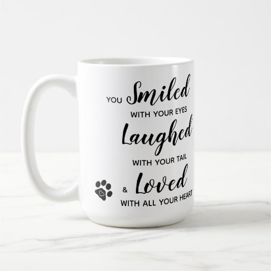 Foto Keepake Pet Memorial Kaffee Tasse (Links)