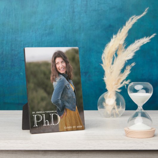 Foto Keepake PhD-Abschluss Fotoplatte (Seite)