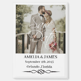 Foto-Keltischer Knoten Hochzeit Save-the-Date-Magn Magnet