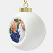 Foto Keramik Kugel-Ornament (Rechts)