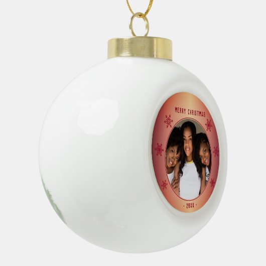 Foto Keramik Kugel-Ornament (Links)