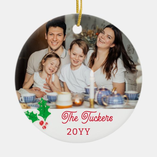 Foto Keramik Ornament (Vorne)