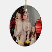 Foto Keramik Ornament - Moderne Schrift (Rechts)