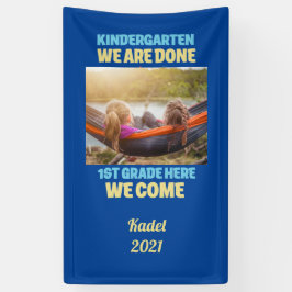 Foto Kindergarten Abschluss 1. Klasse hinzufügen Banner